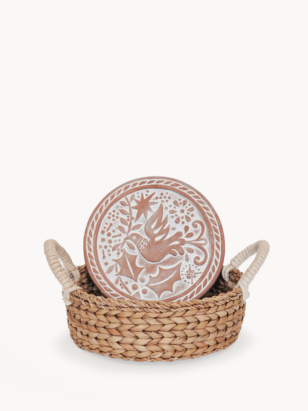 Bird Round Bread Warmer and Basket