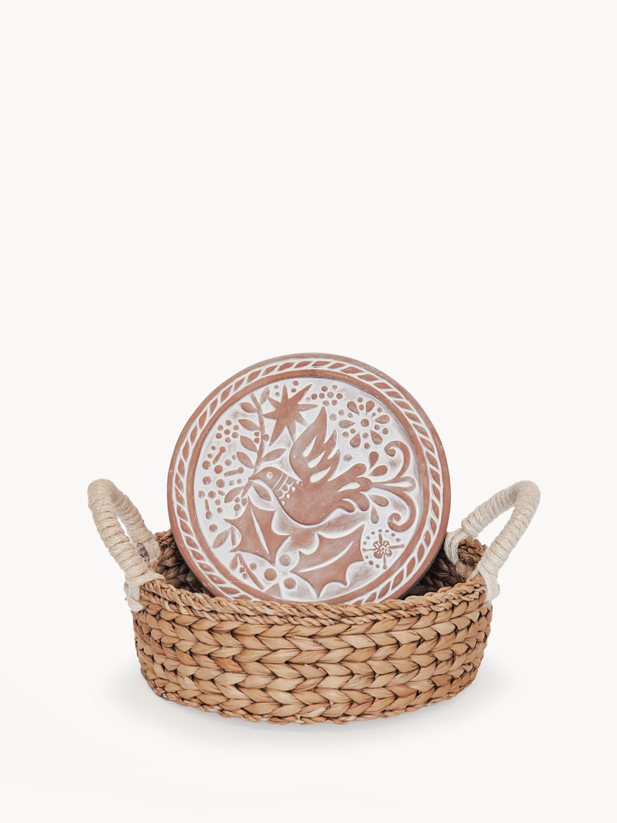 Bird Round Bread Warmer and Basket