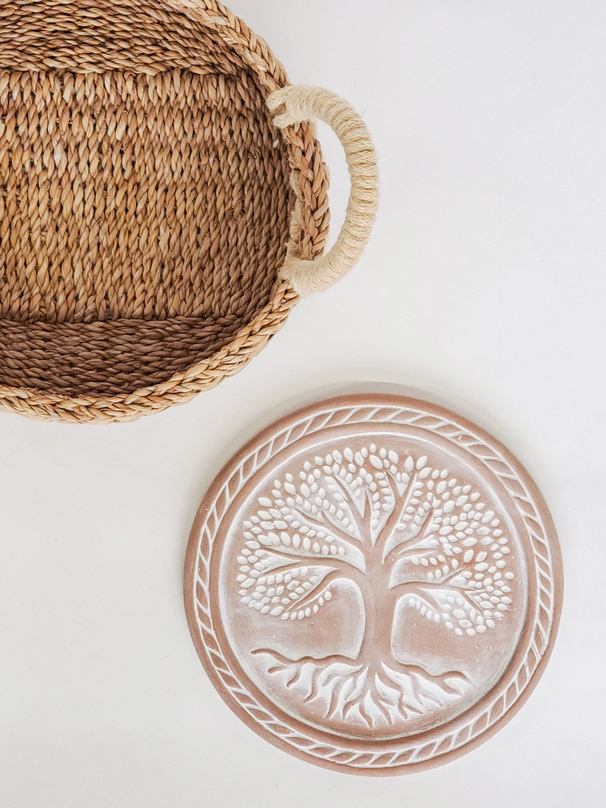 Tree of Life Bread Warmer and Basket