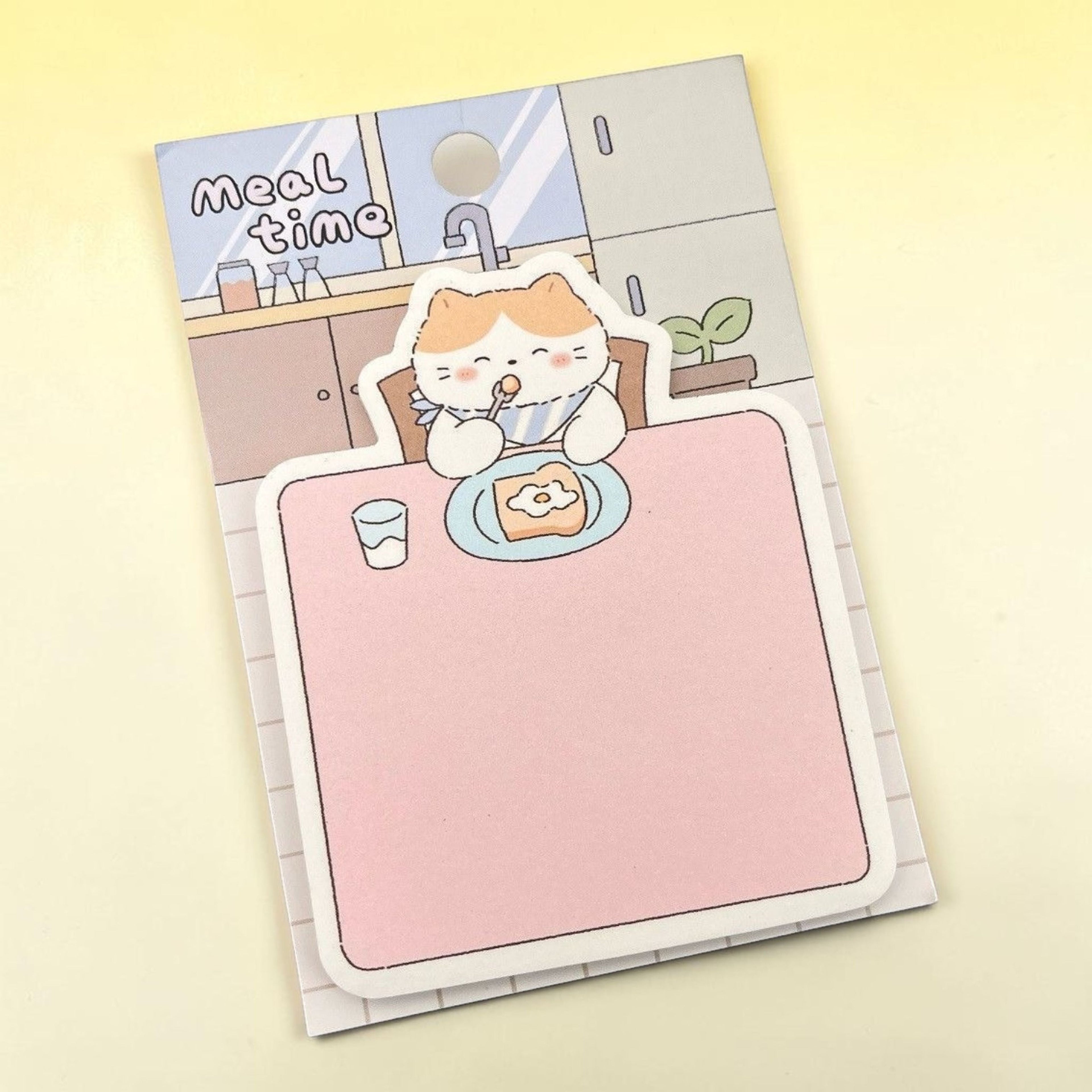 Kawaii cat sticky notes - all 4 designs