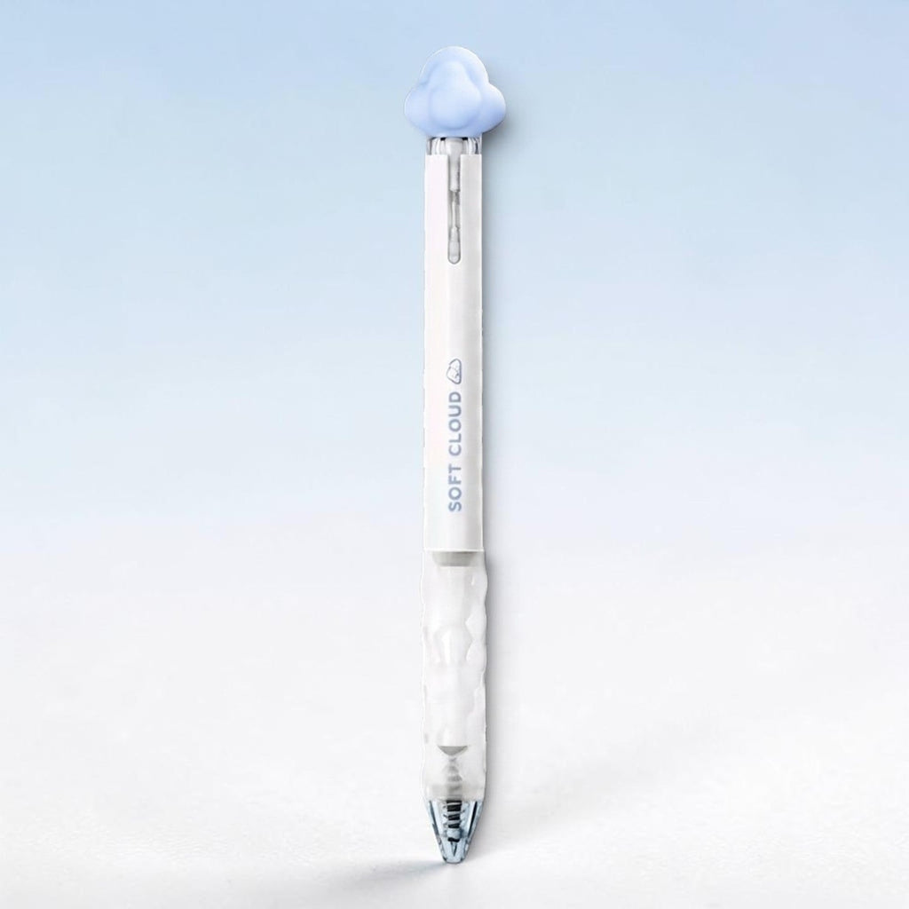 Soft Cloud Click Pen - Blue transparent