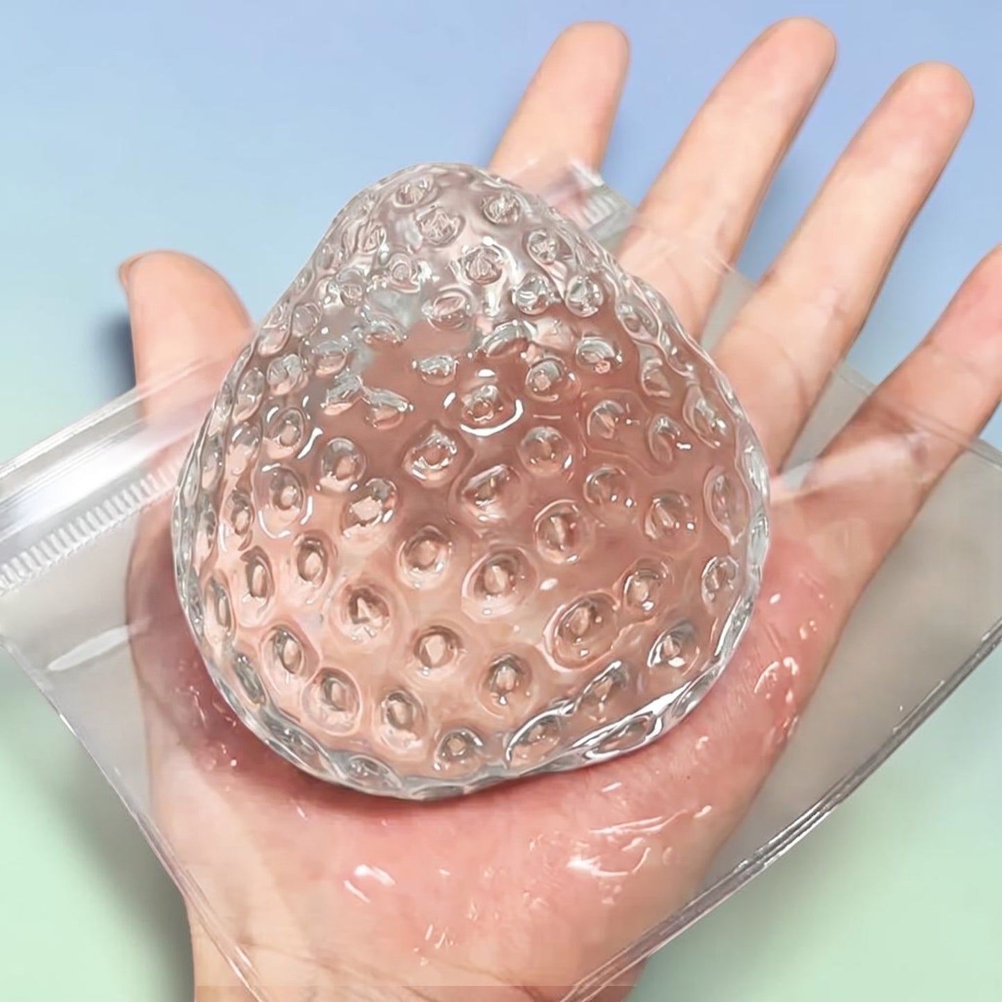 Silicone Strawberry Squishy