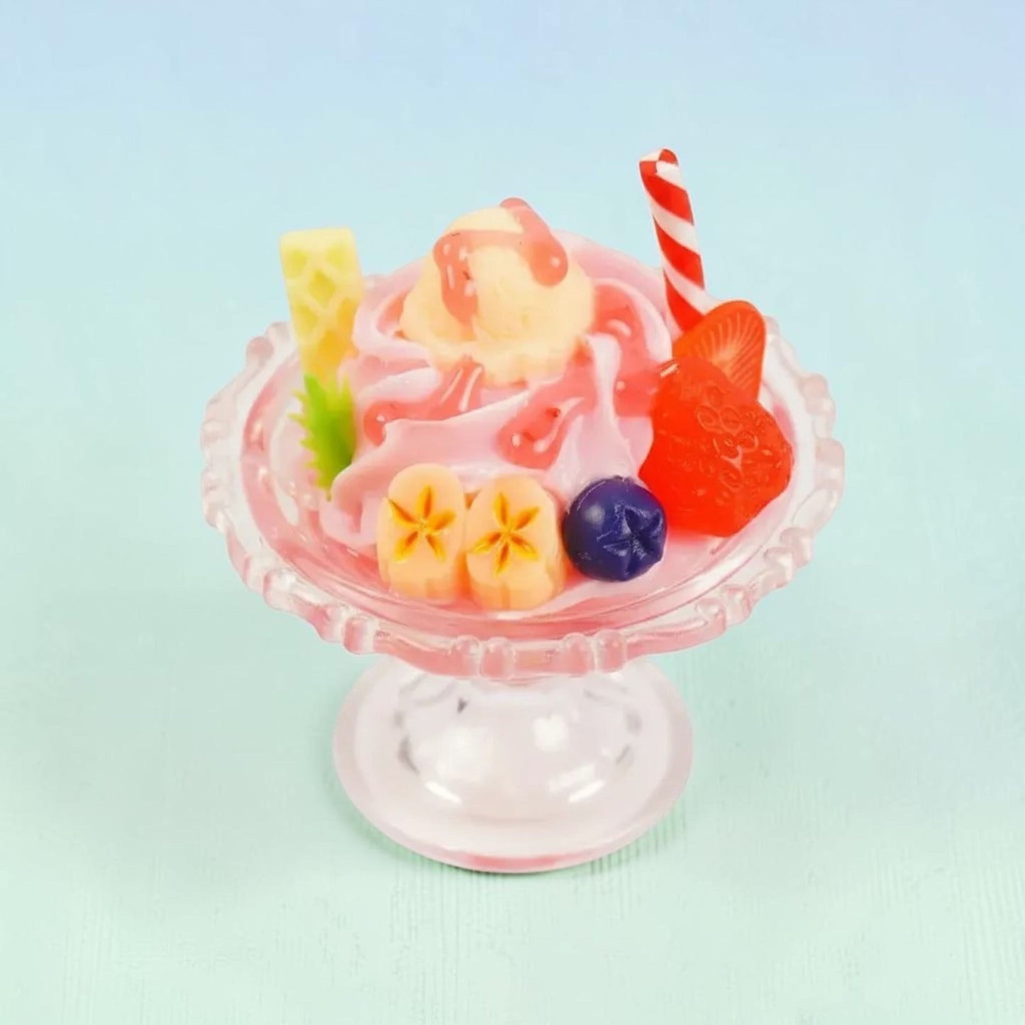 Kawaii Ice Cream Sundae Keychain