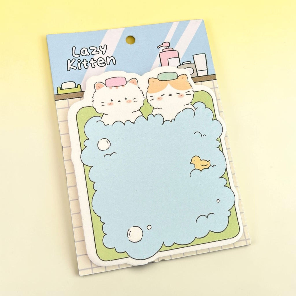 Meal Time cat sticky note pad