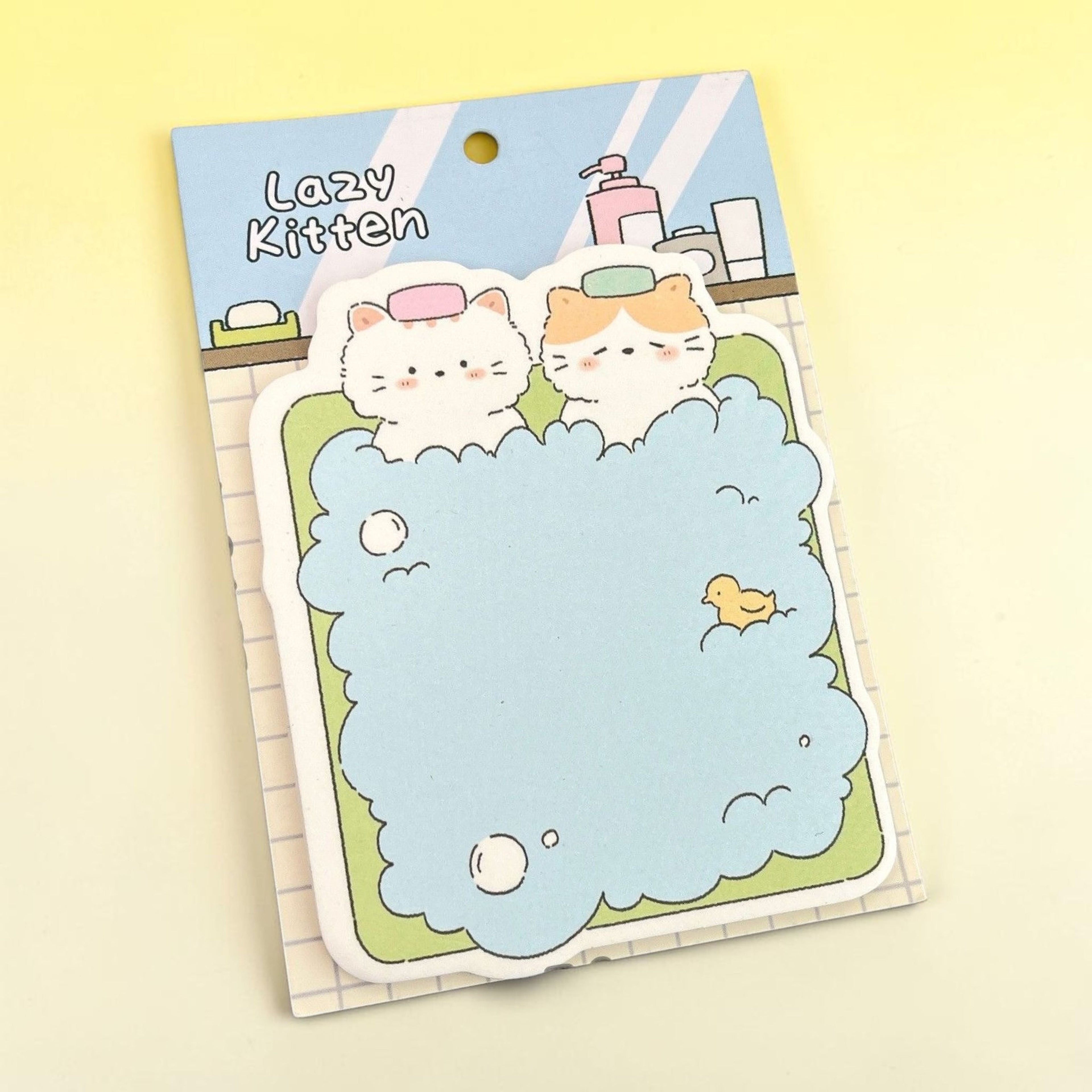 Meal Time cat sticky note pad