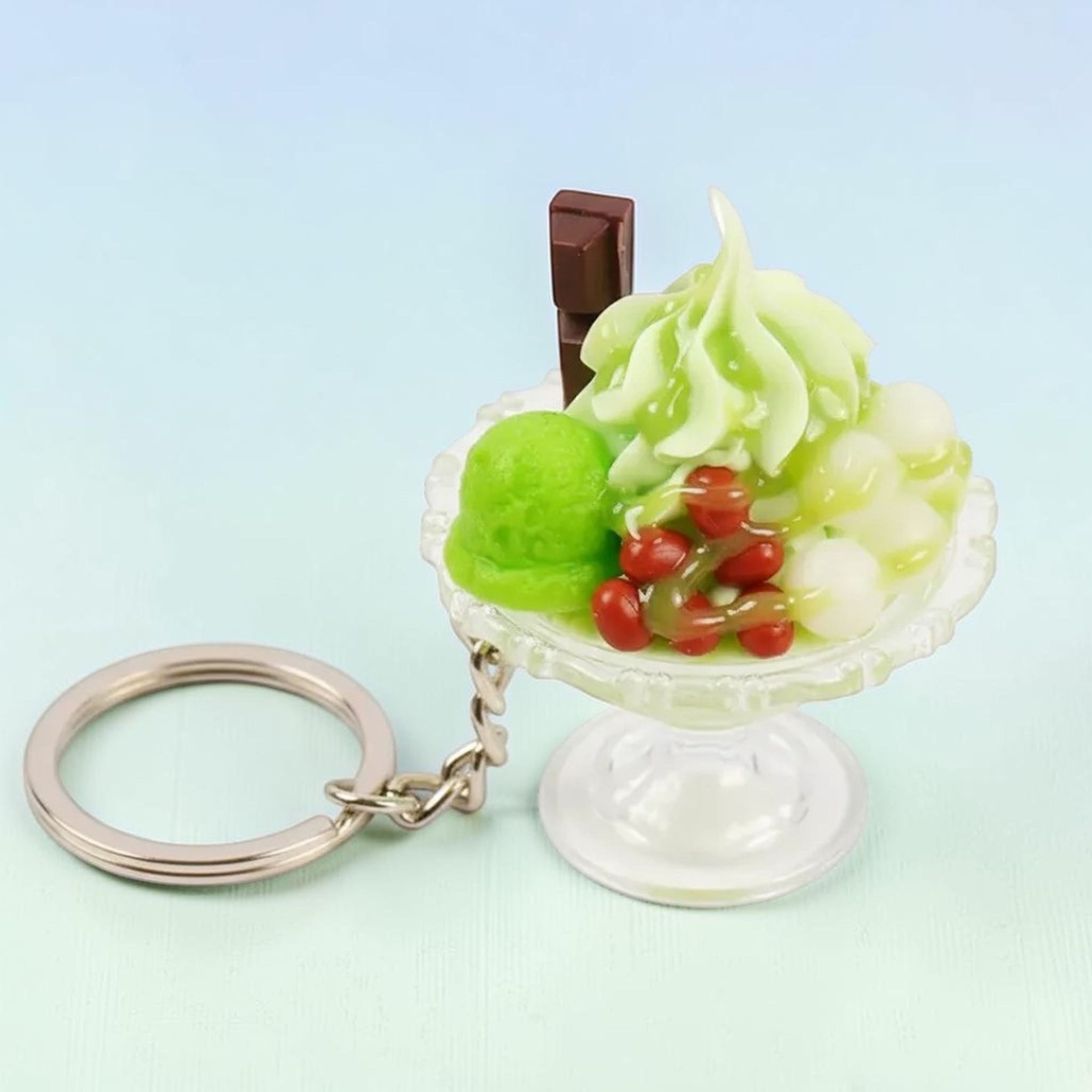 Kawaii Ice Cream Sundae Keychain