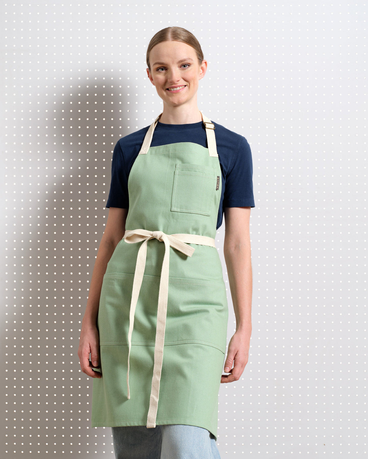 Bib Apron with Pockets