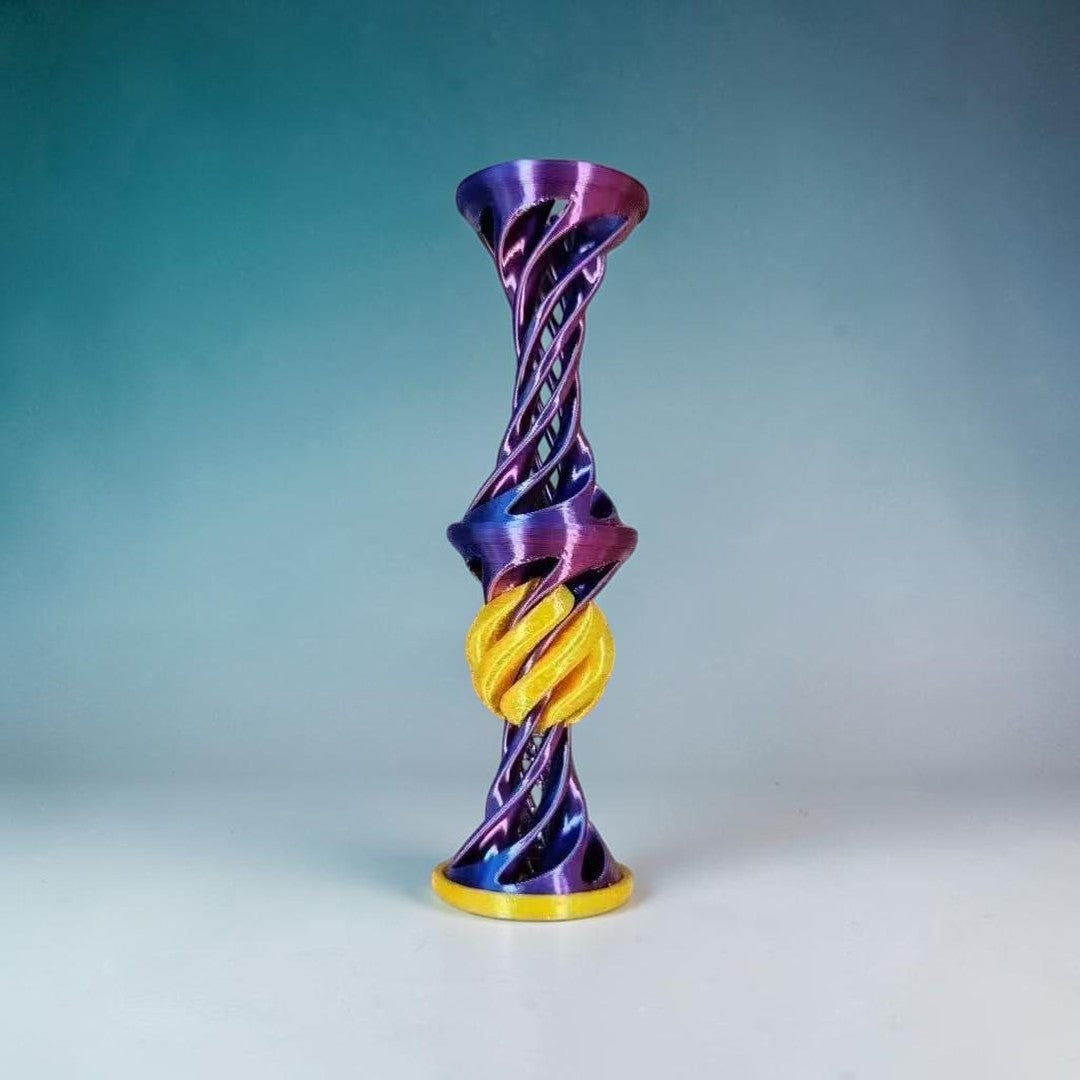 Spiral Twist 3D Print Desk Sculpture