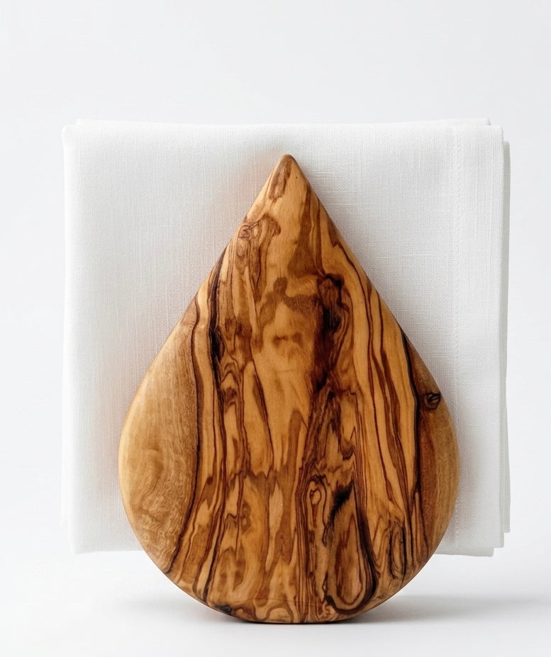 Mediterranean Olive Wood Napkin Holder