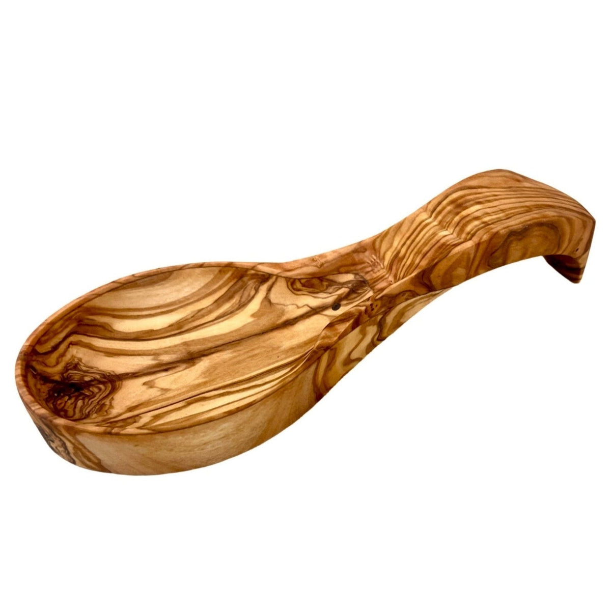 Mediterranean Olive Wood Spoon Rest