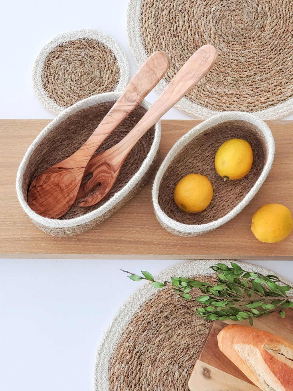 Savar Oval Storage Baskets – Set of 3