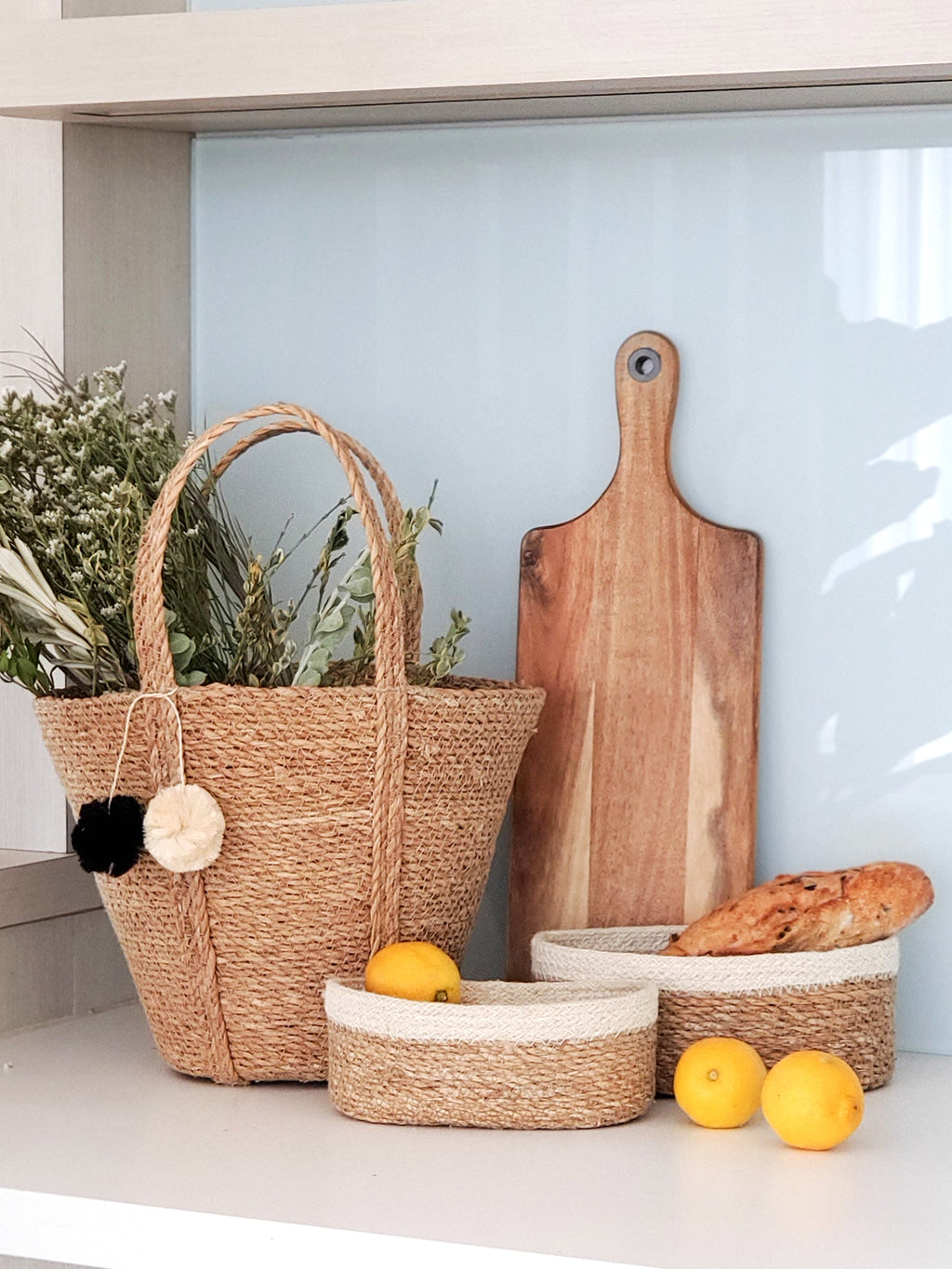 Savar Oval Storage Baskets – Set of 3