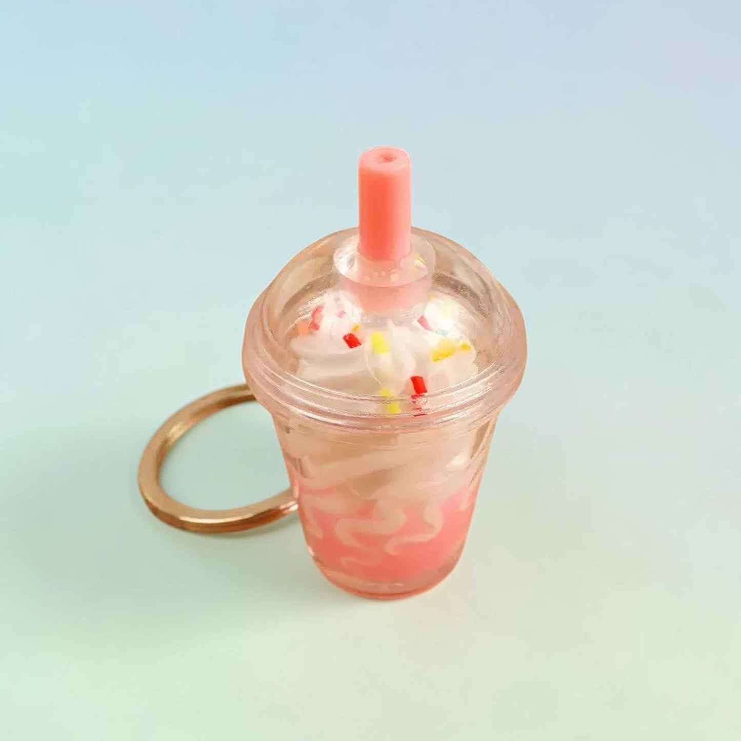 Sundae Cup Keychain - Orange