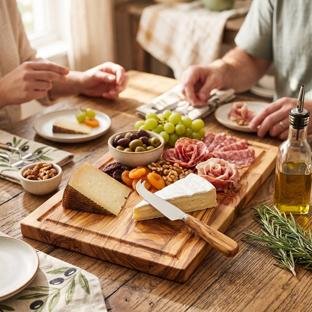 Large Olive Wood Cutting and Serving Board