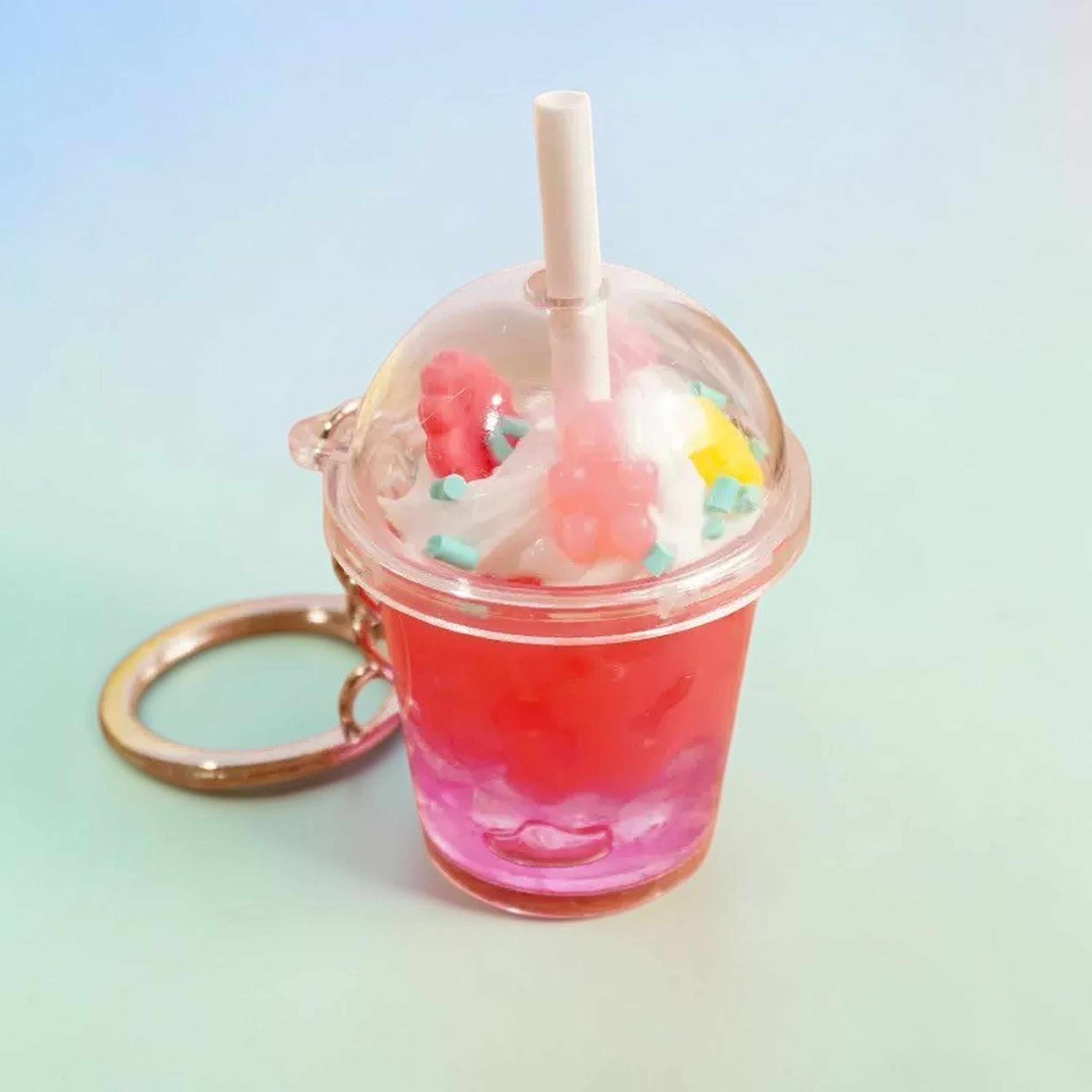 Milkshake Cup Keychain & Bag Charm