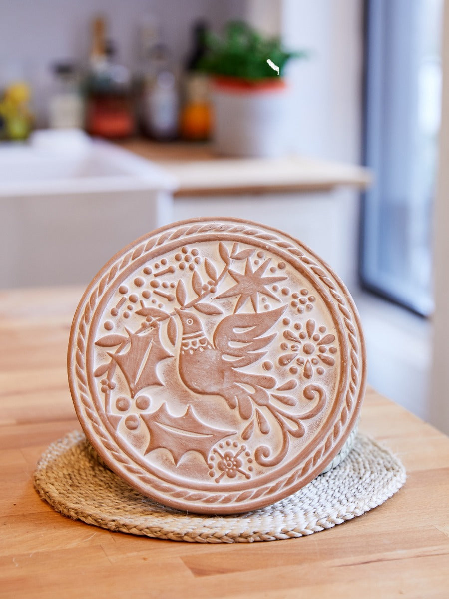 Bird Round Bread Warmer and Basket